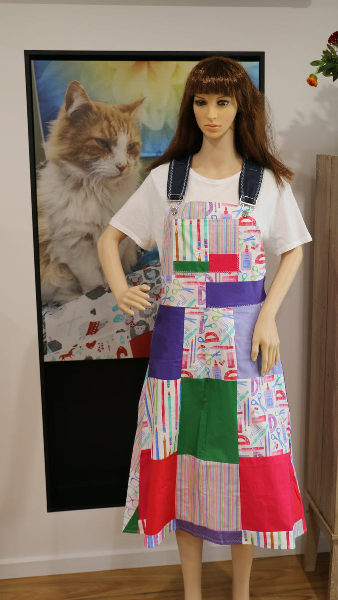 #570 Purple Stationary Pinafore