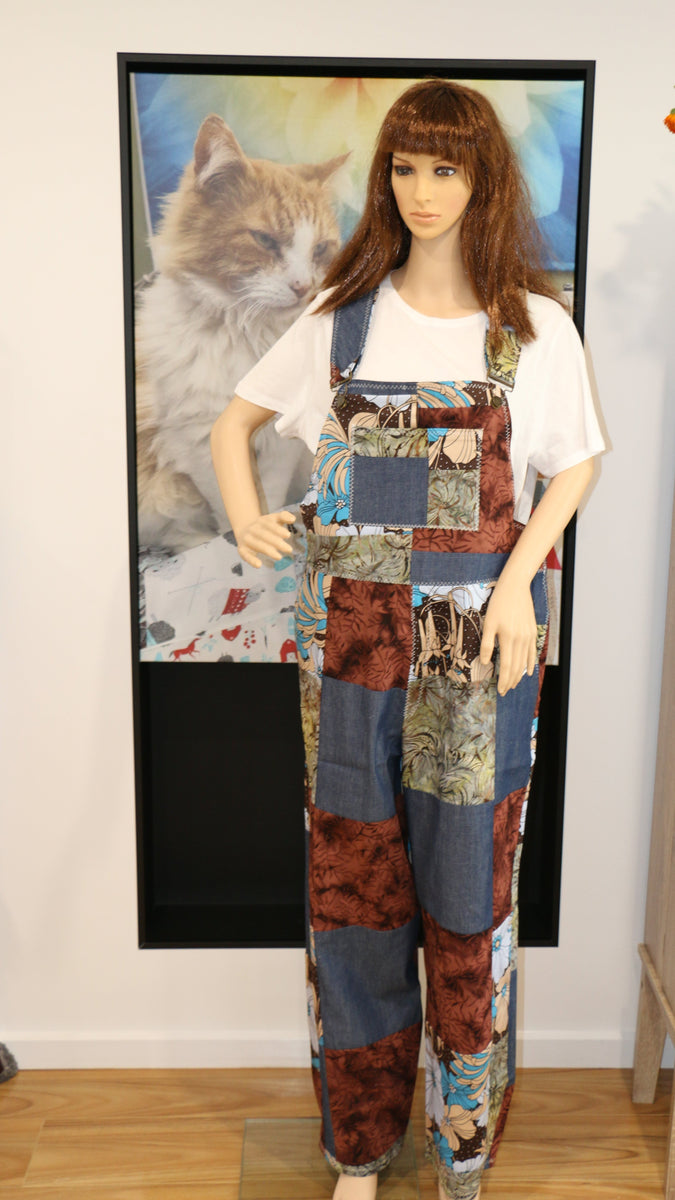 Brown forest Overalls