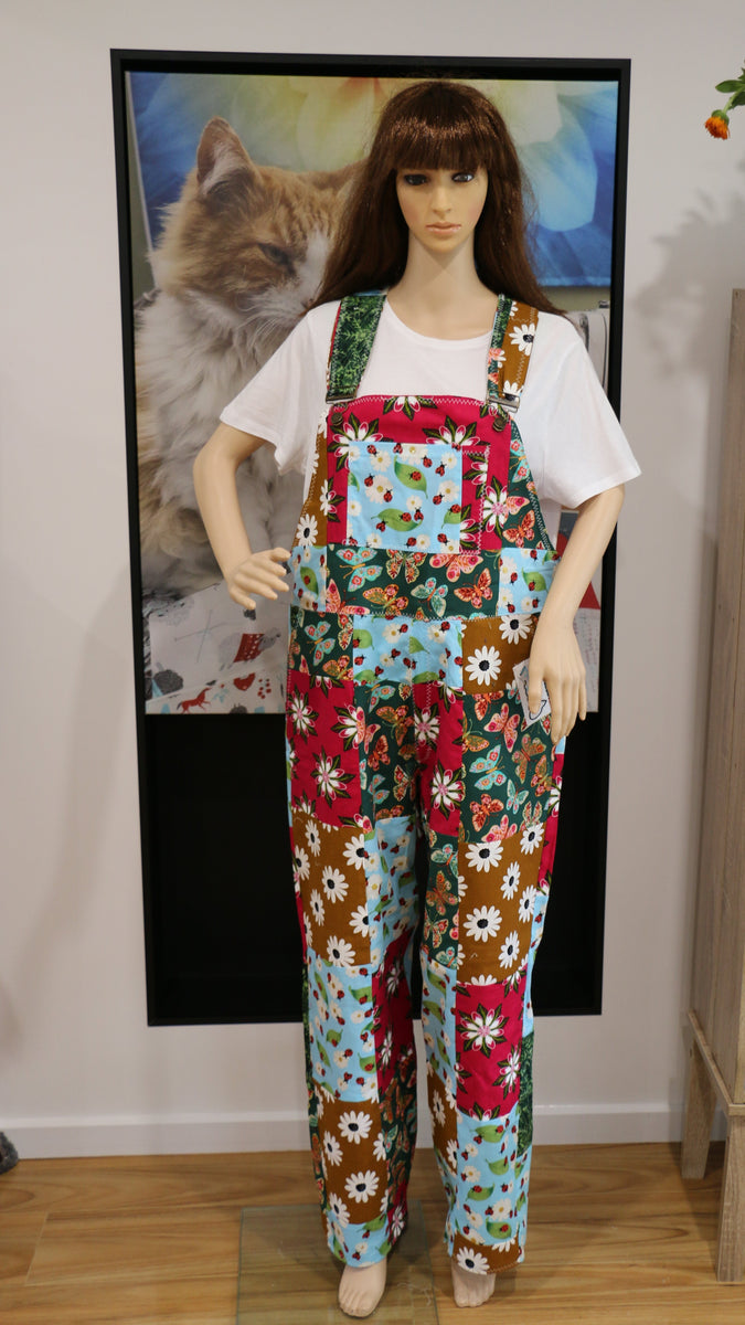 Ladybug Garden Overalls