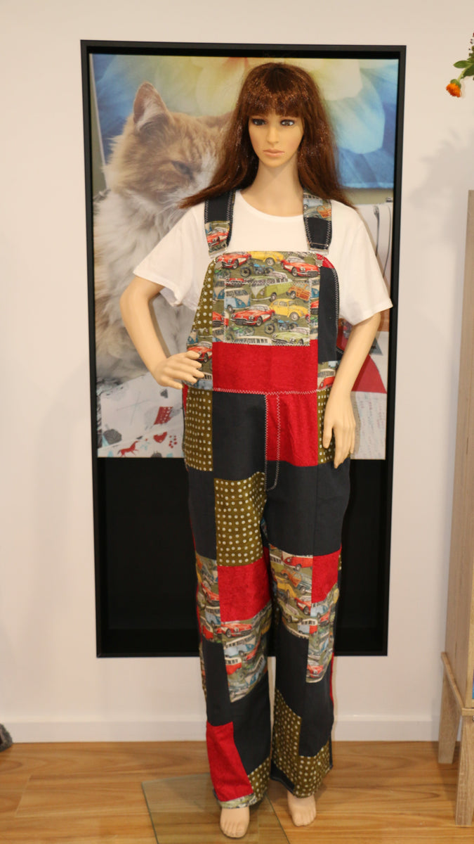 #539 Red Racer Overalls