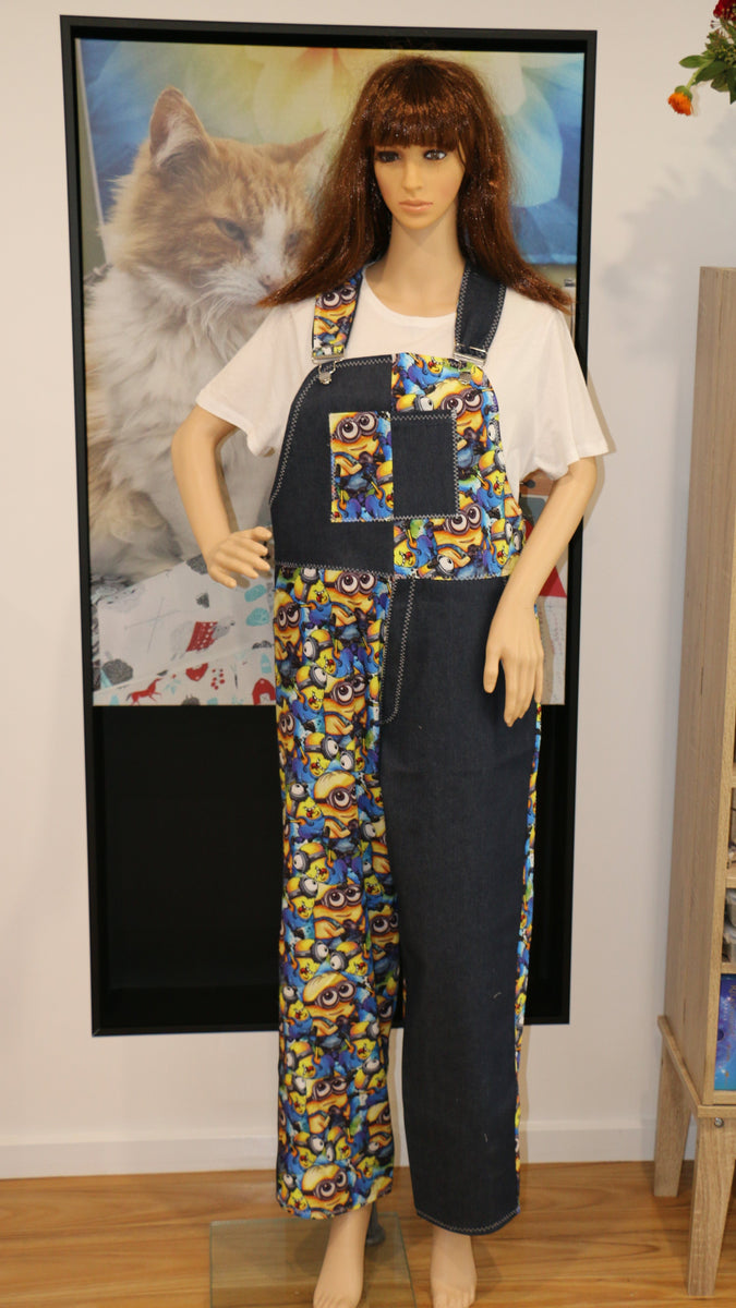 #486 Minion Mania overalls