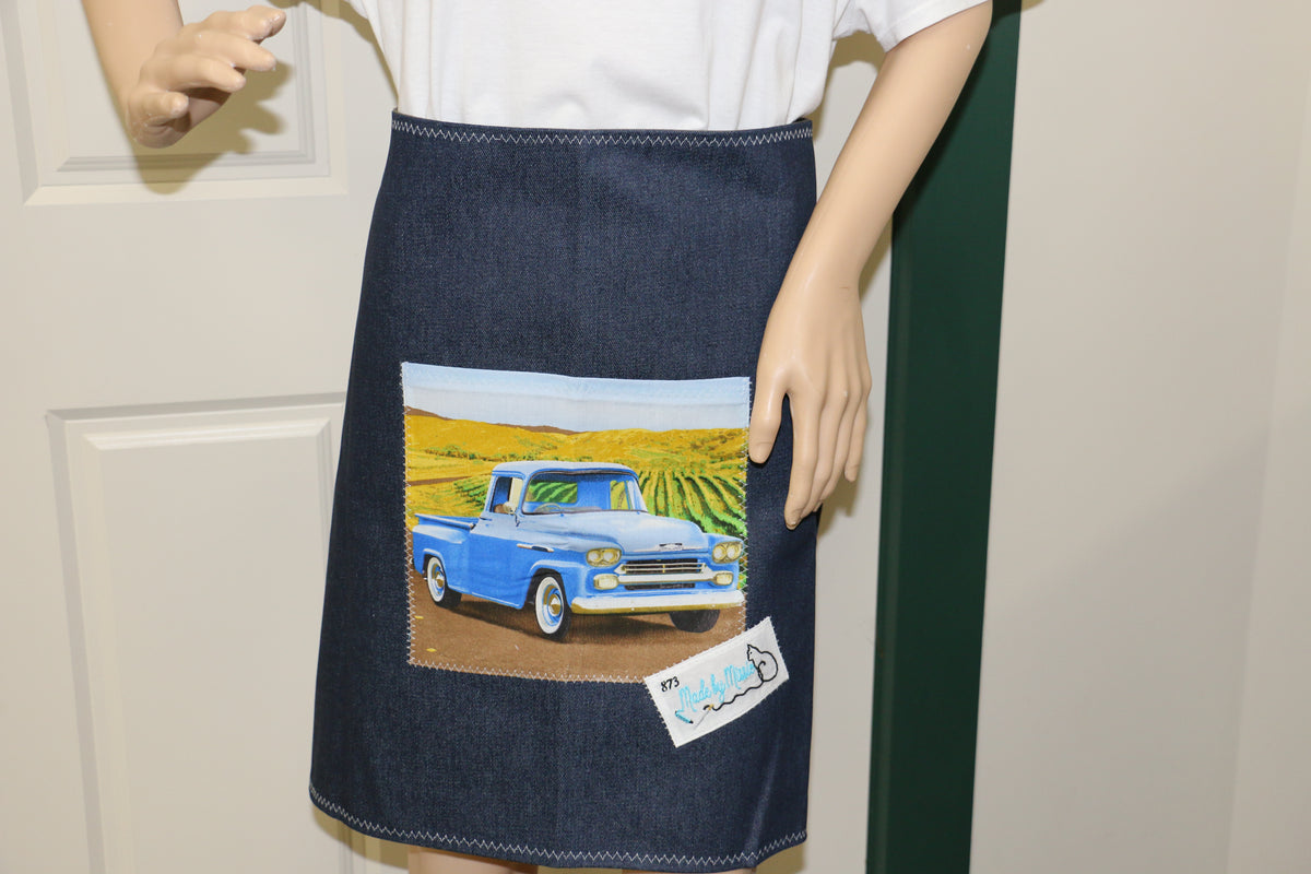 #873 Denim n Ford Apron