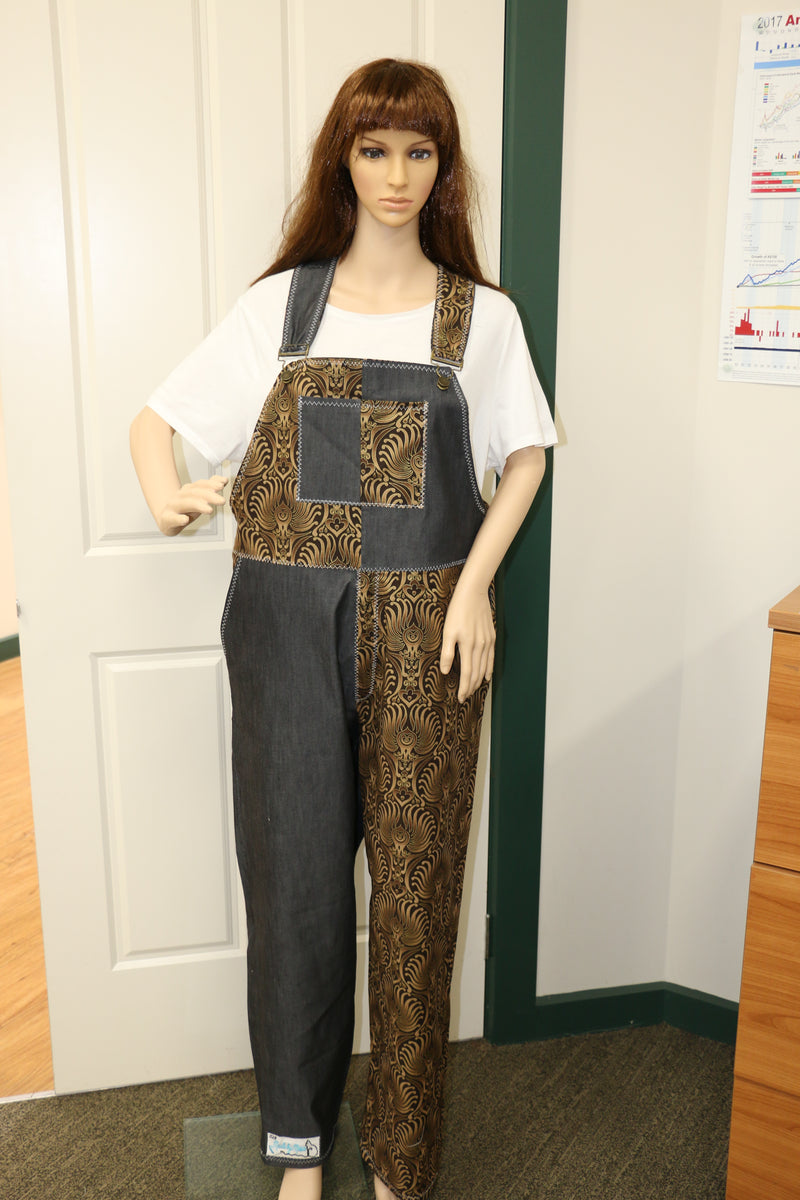 #828 Split me Elegance Overalls