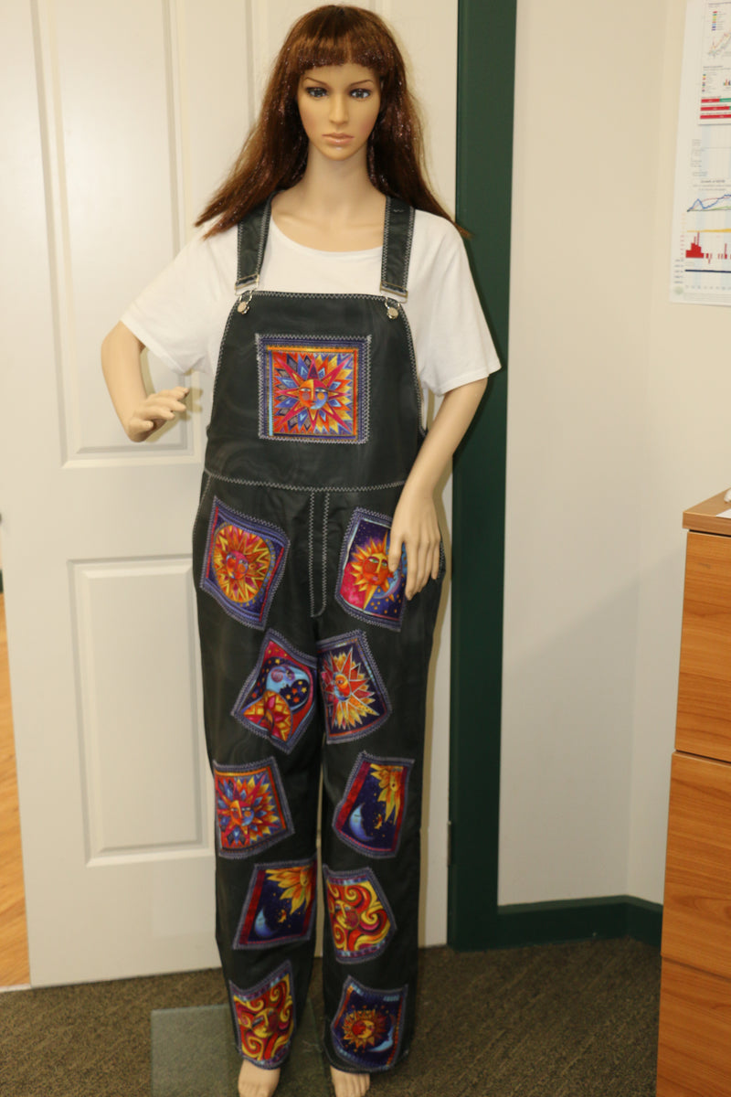#864 Moon n Stars Overalls