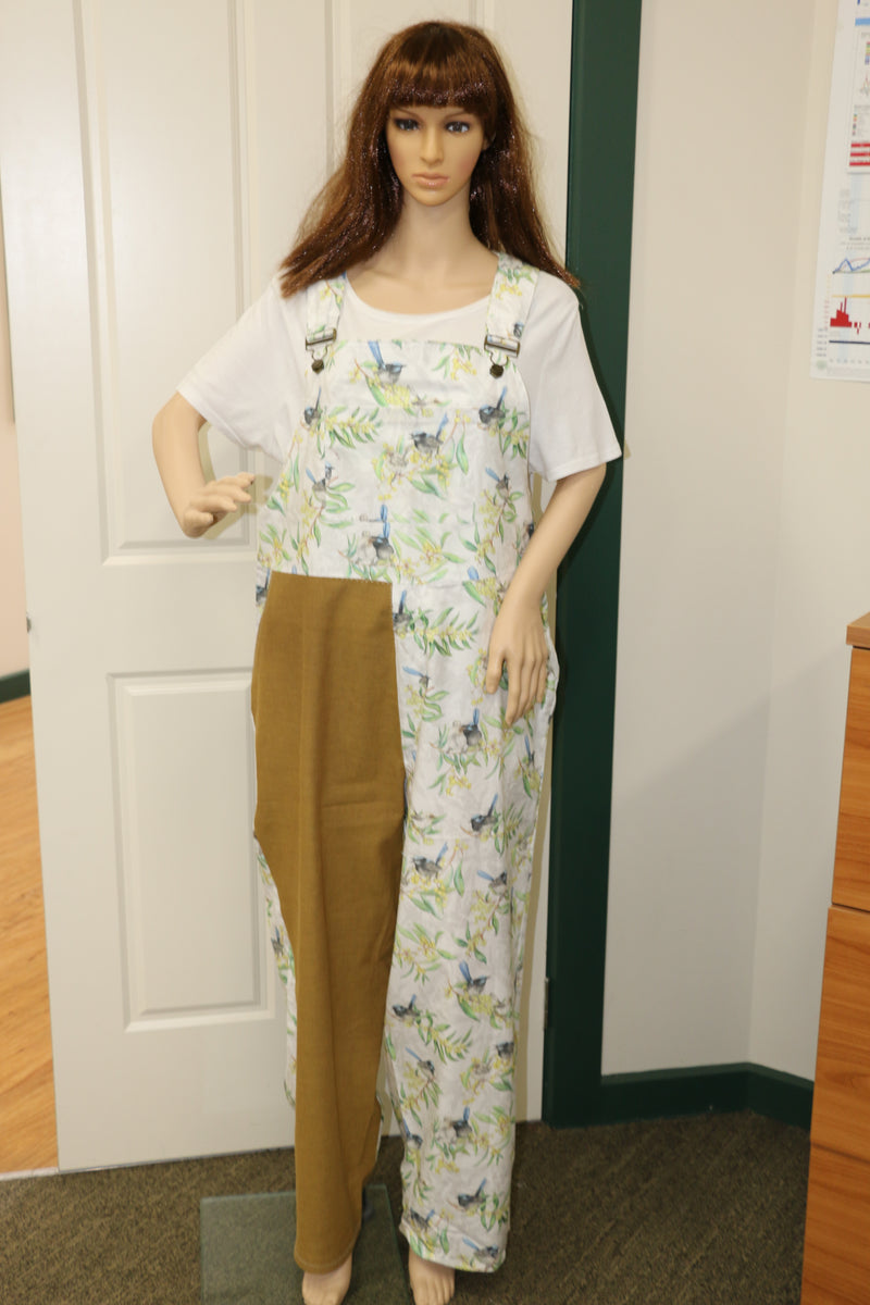 #797 Little Blue Bird Overalls