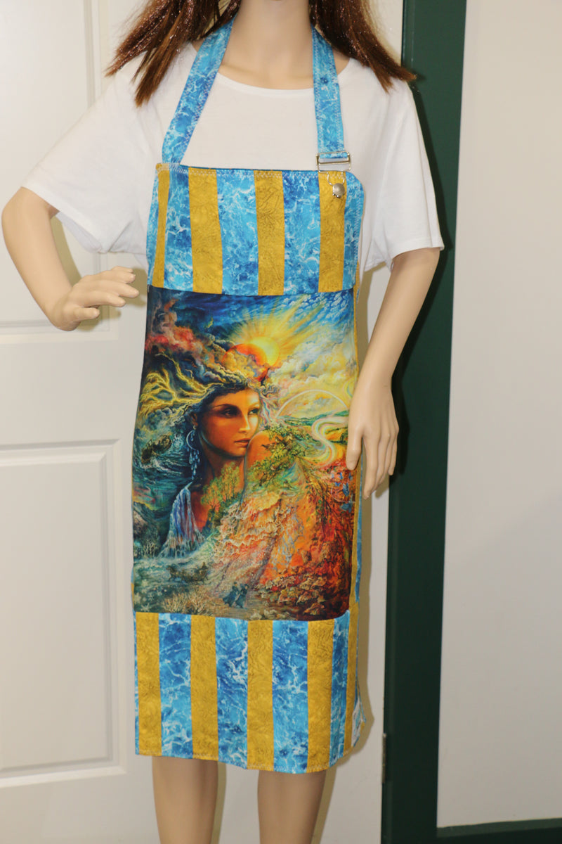 #757 Sun, Water Elements Apron