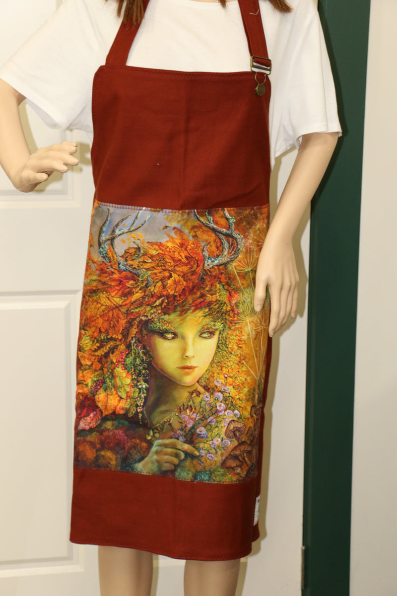#760 Autumn Elements Apron