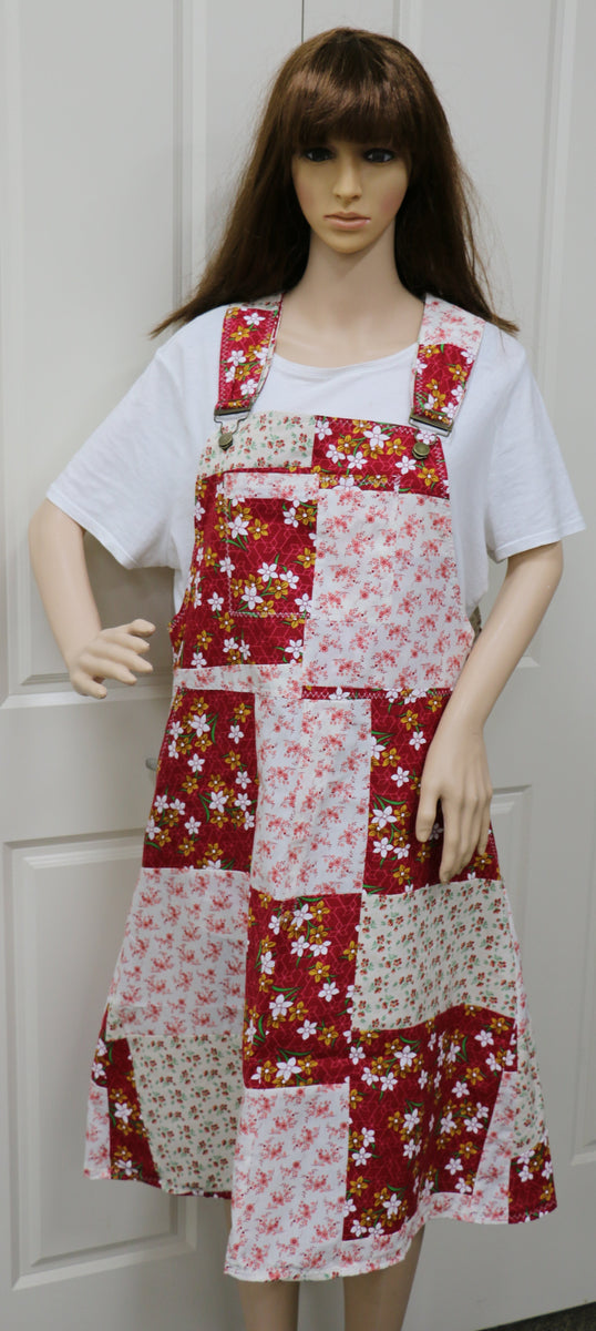 #990 Red Bliss Pinafore