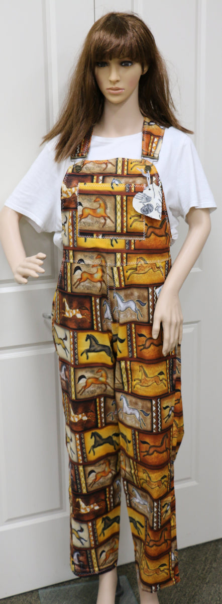 #1113 Horses Overalls