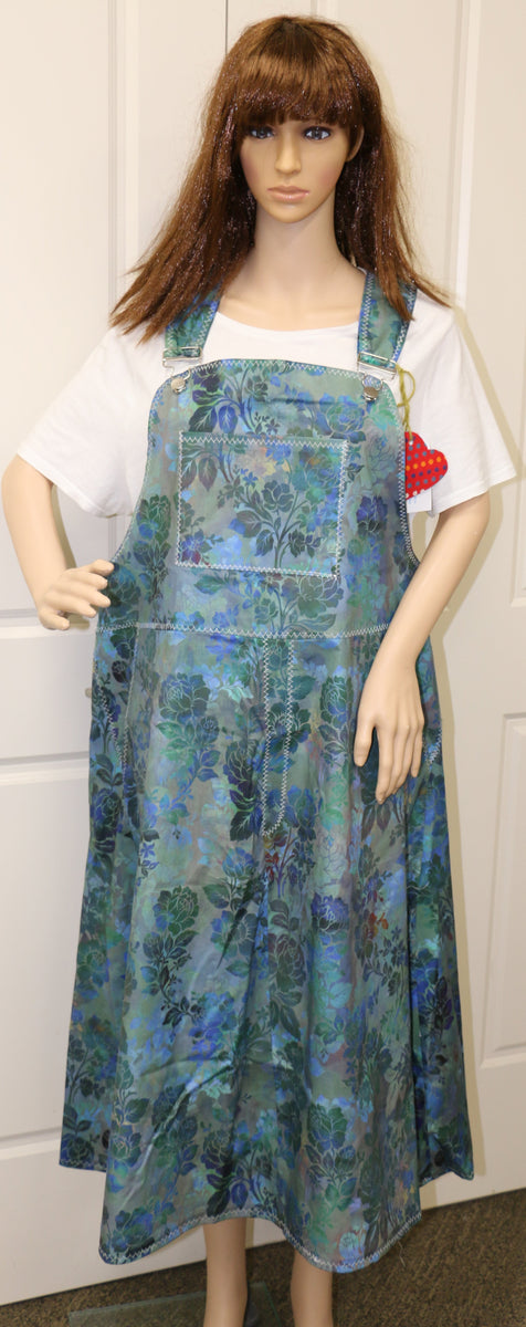 Blue Roses Overalls