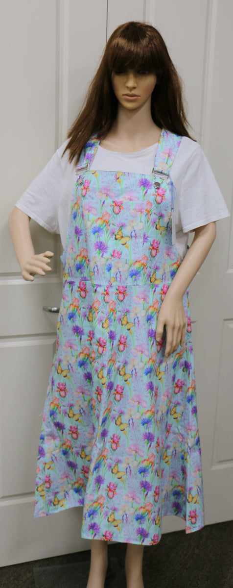 #1022 Iris & Butterflies Pinafore