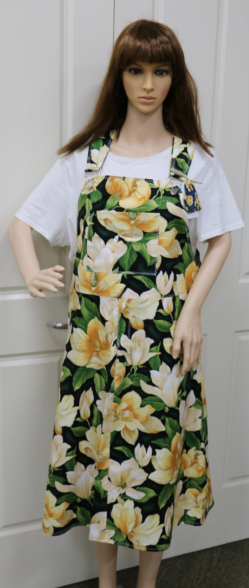 #1025 Lemon Magnolia Pinafore