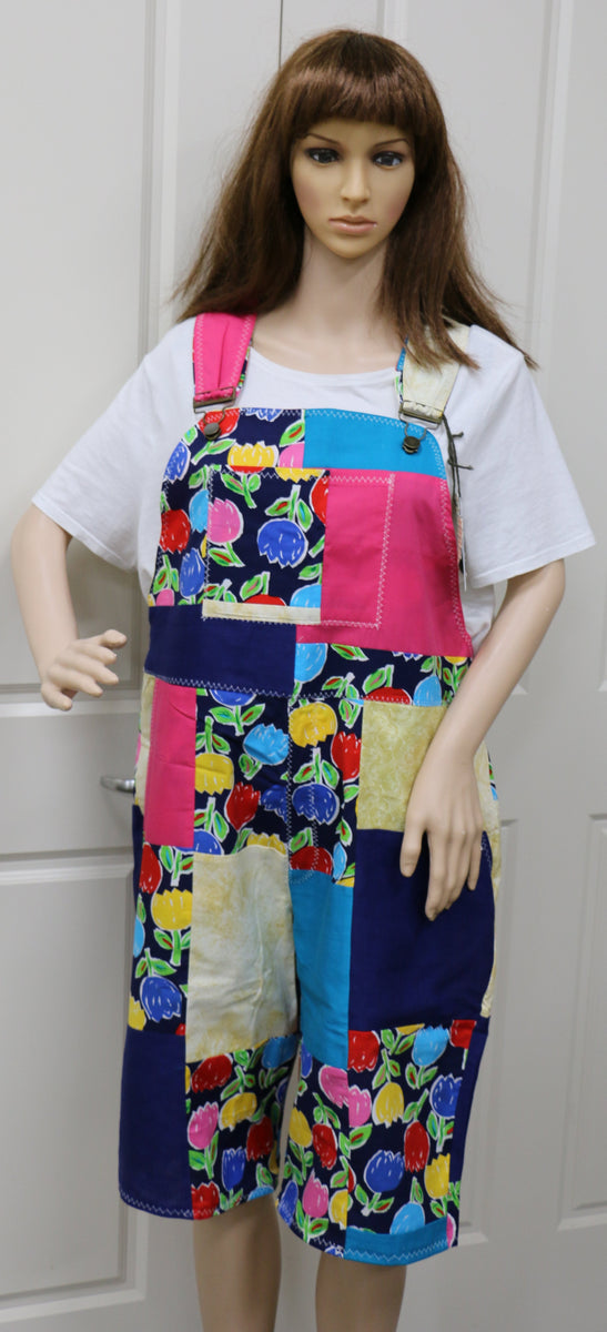 #1129 Tip Toe Through The Tulips Overalls