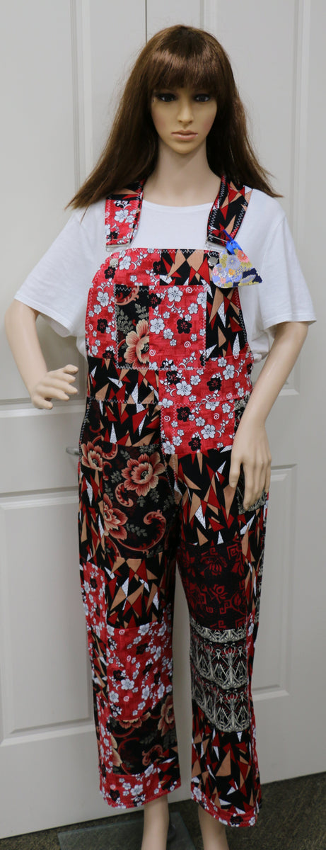 Red & Black Overalls