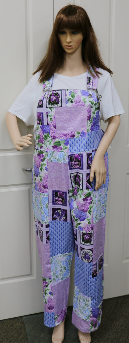 Lilac & Sweet pea Overalls