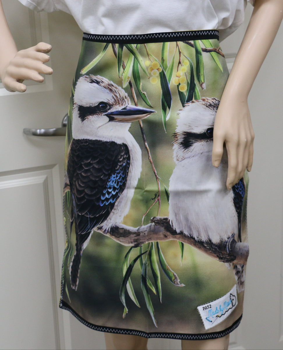 #1052 2 kookaburra Apron