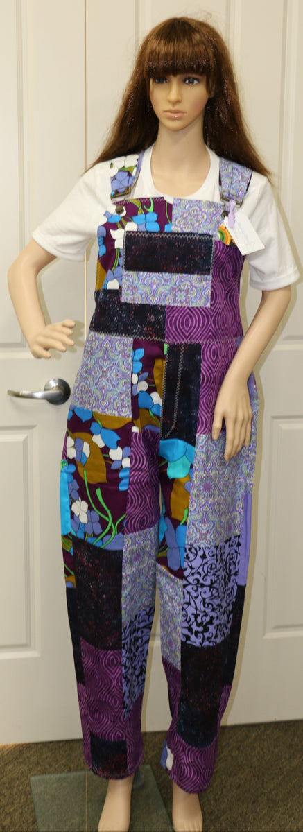 #1238 Love Purple Overalls