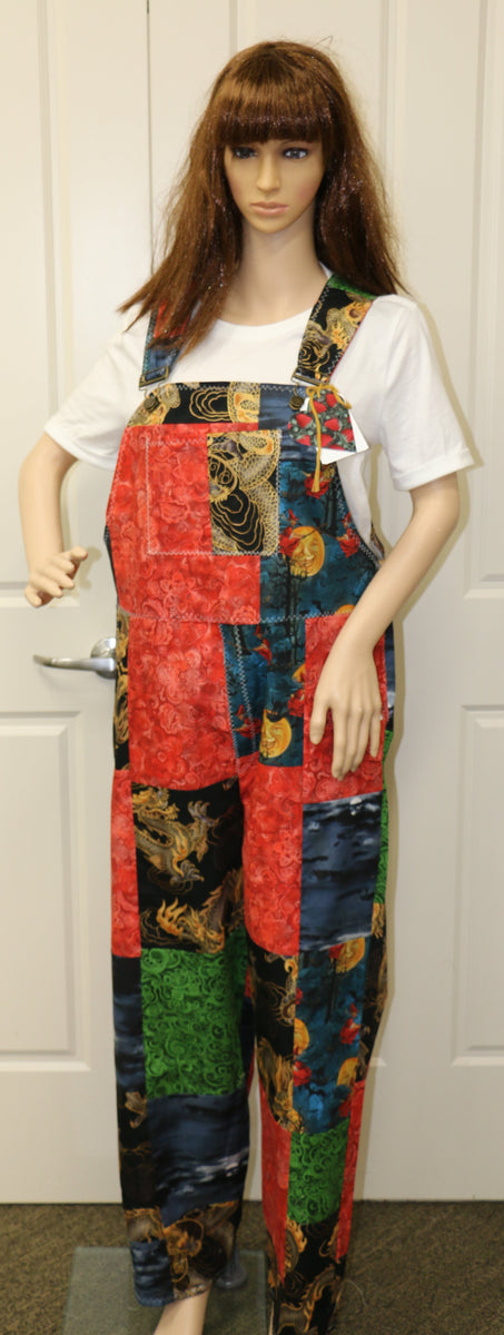 #1278 Red Dragon Overalls