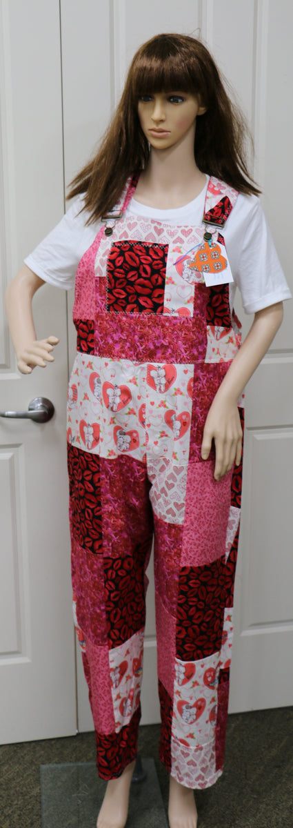#1260 Love & Kisses Overalls