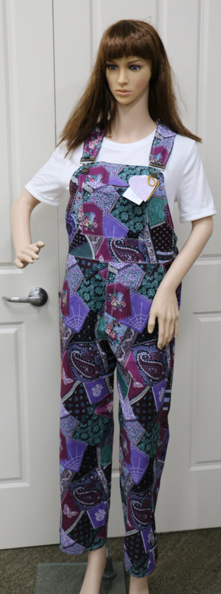 #1241 Patchwork Overalls