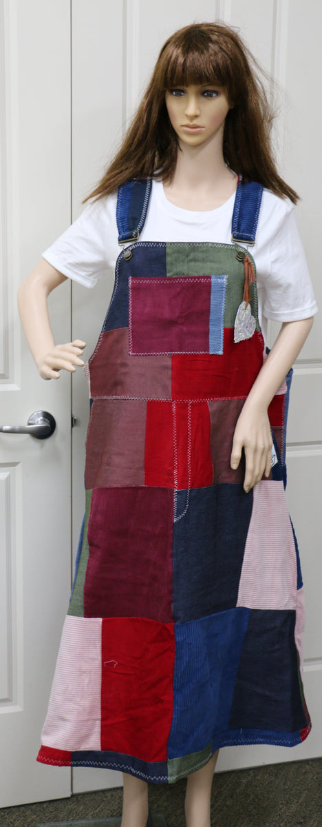 #906 Multi Fabric Pinafore