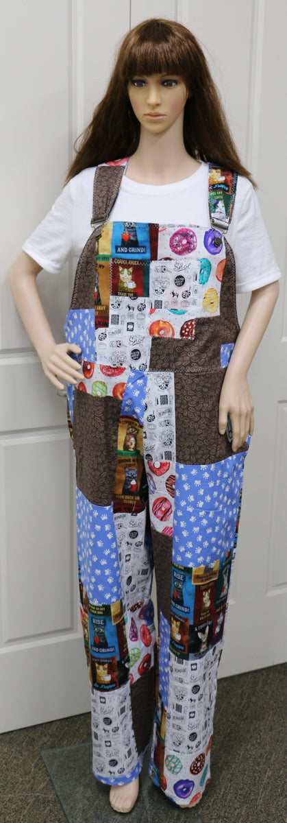 Cats N Coffee Overalls