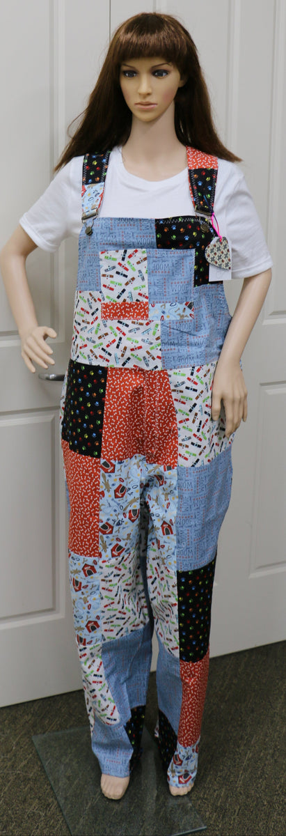 #1369 Lets take the dog walking Overalls