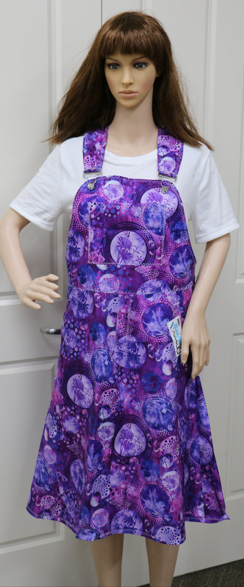 #1457 Purple Butterfly Pinafore