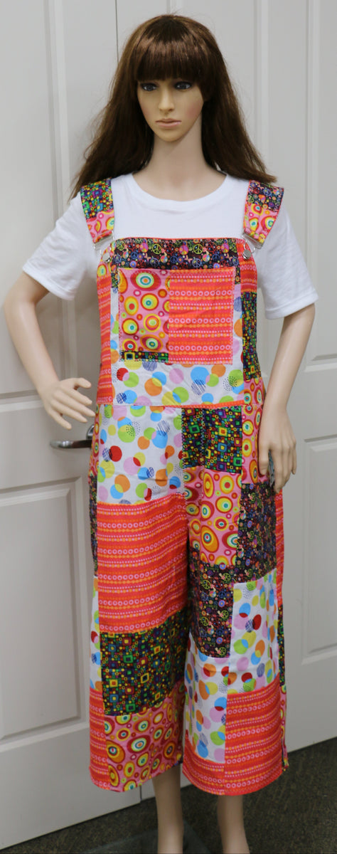 #1540 Bright Fun Overalls