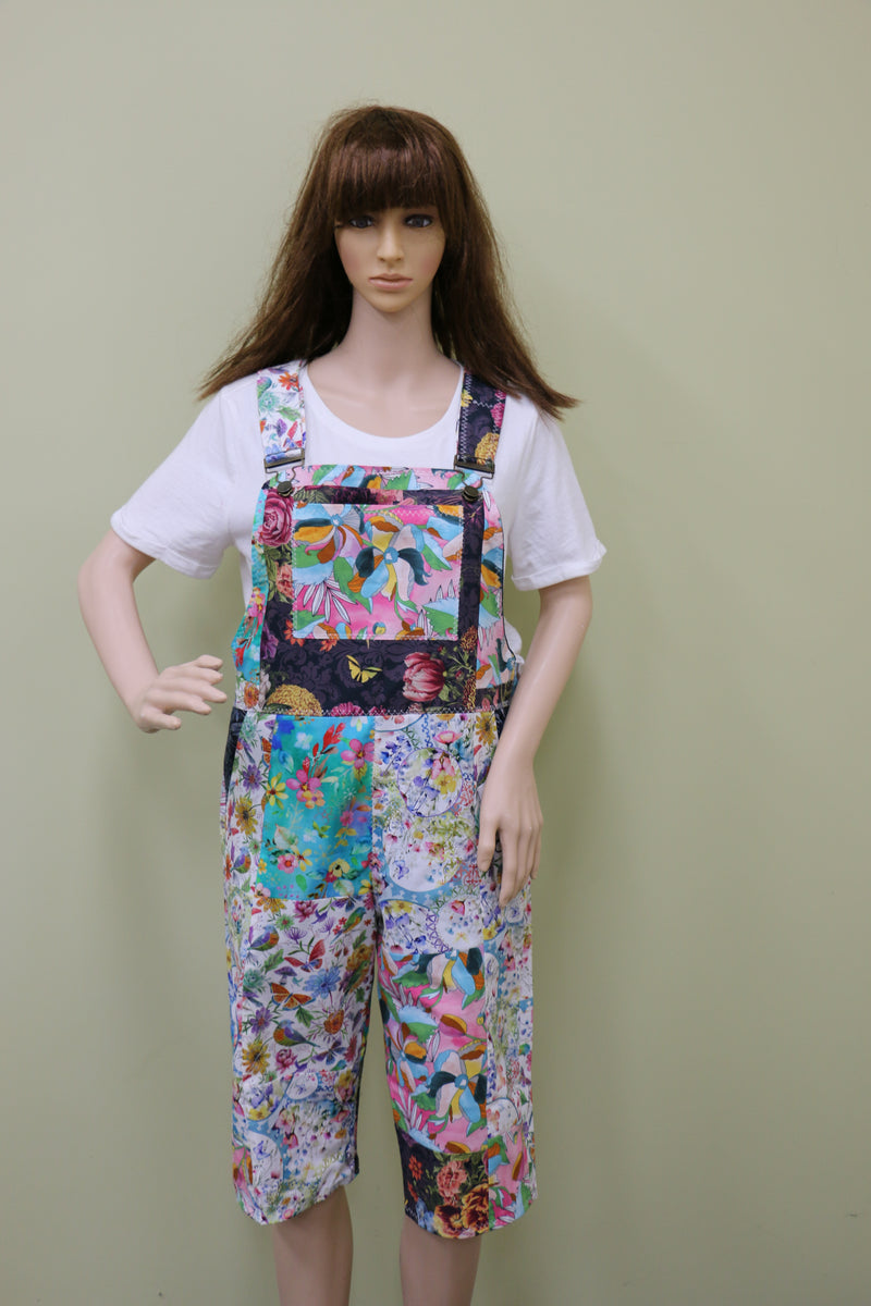 #1830 Butterfly Garden Overalls