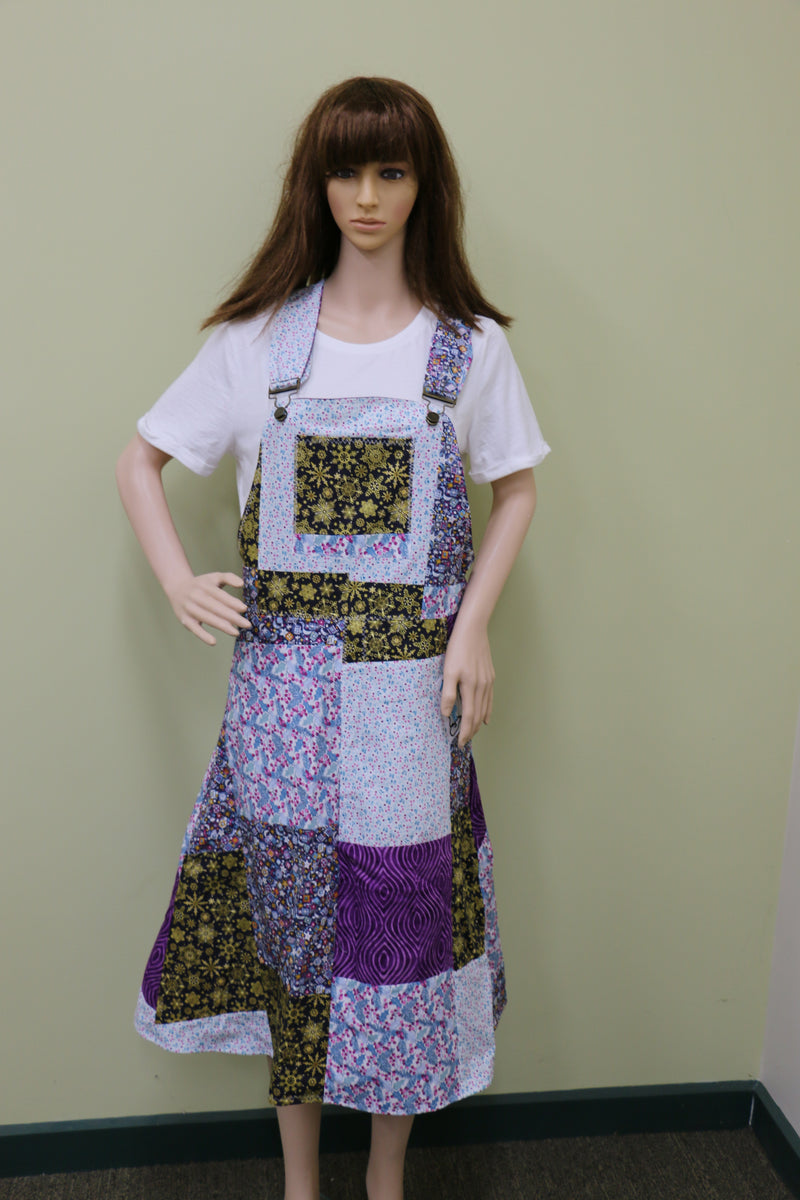 #1651 Purple Holly Pinafore
