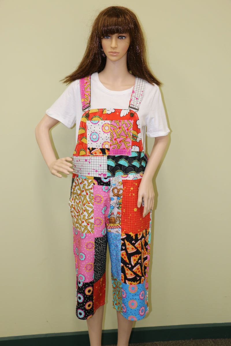 #1623 Feeling Snackish Overalls