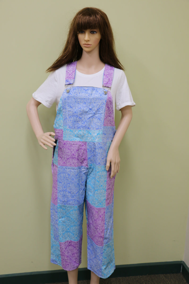 #1629 Pretty Jacquard Overalls