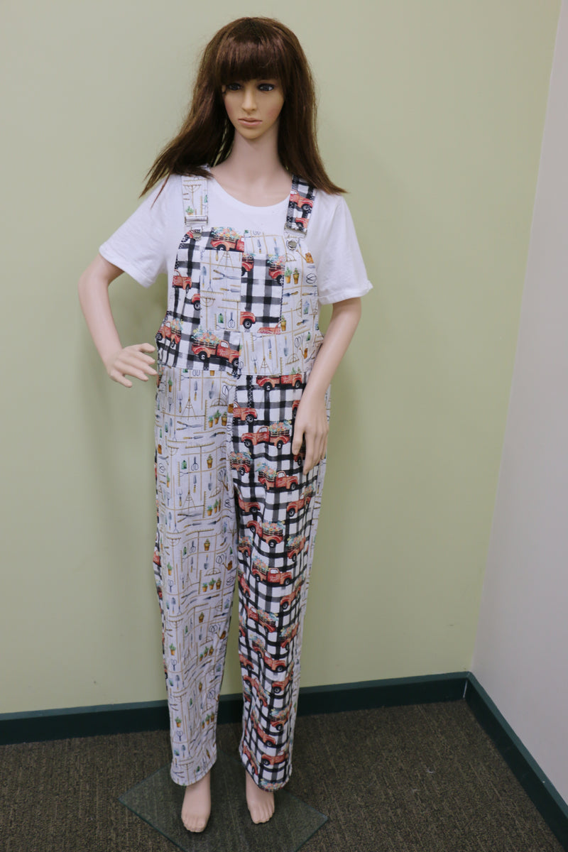 #1821 Flower Delivery Overalls