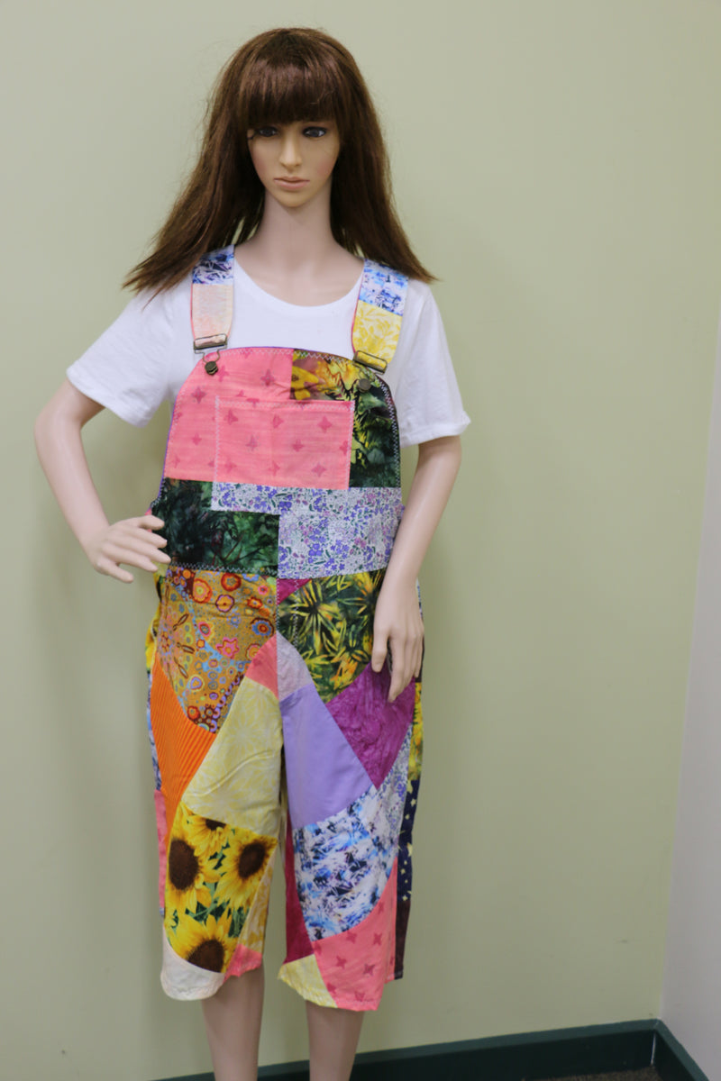 #1685 Sunflower Brights Overalls