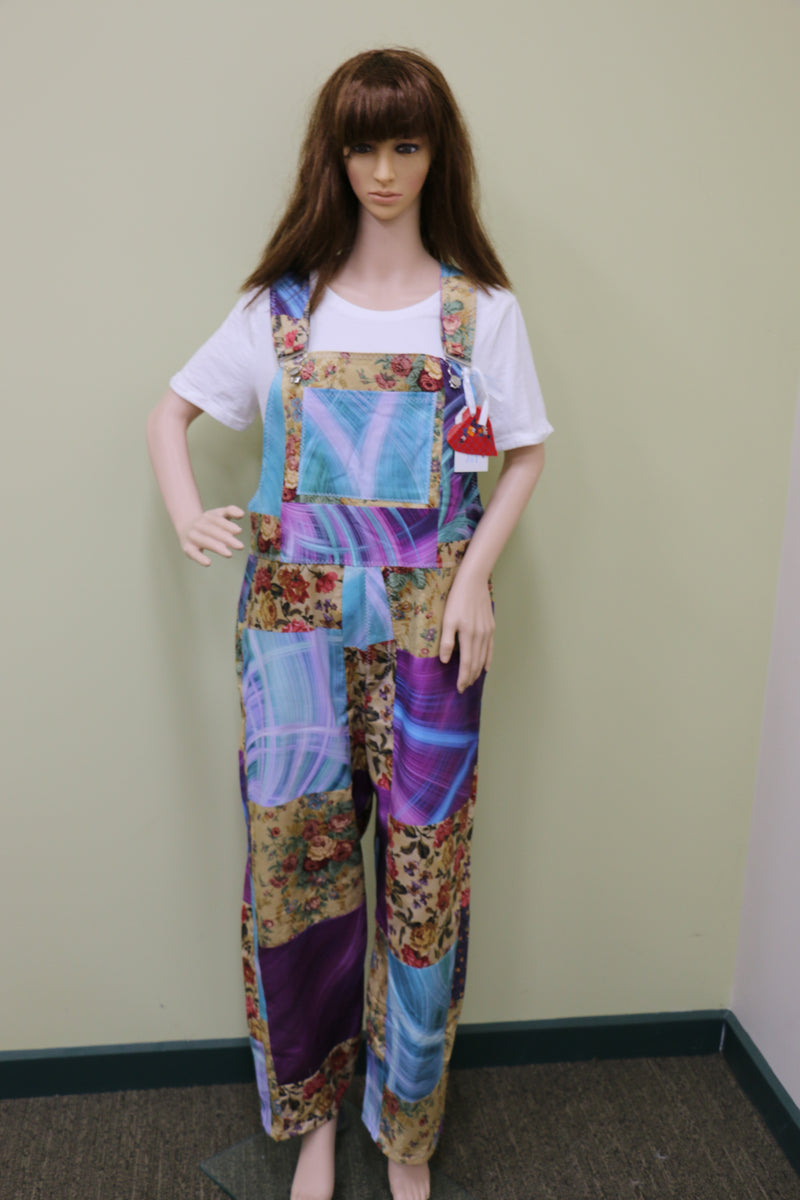 #1350 Old Rose Overalls