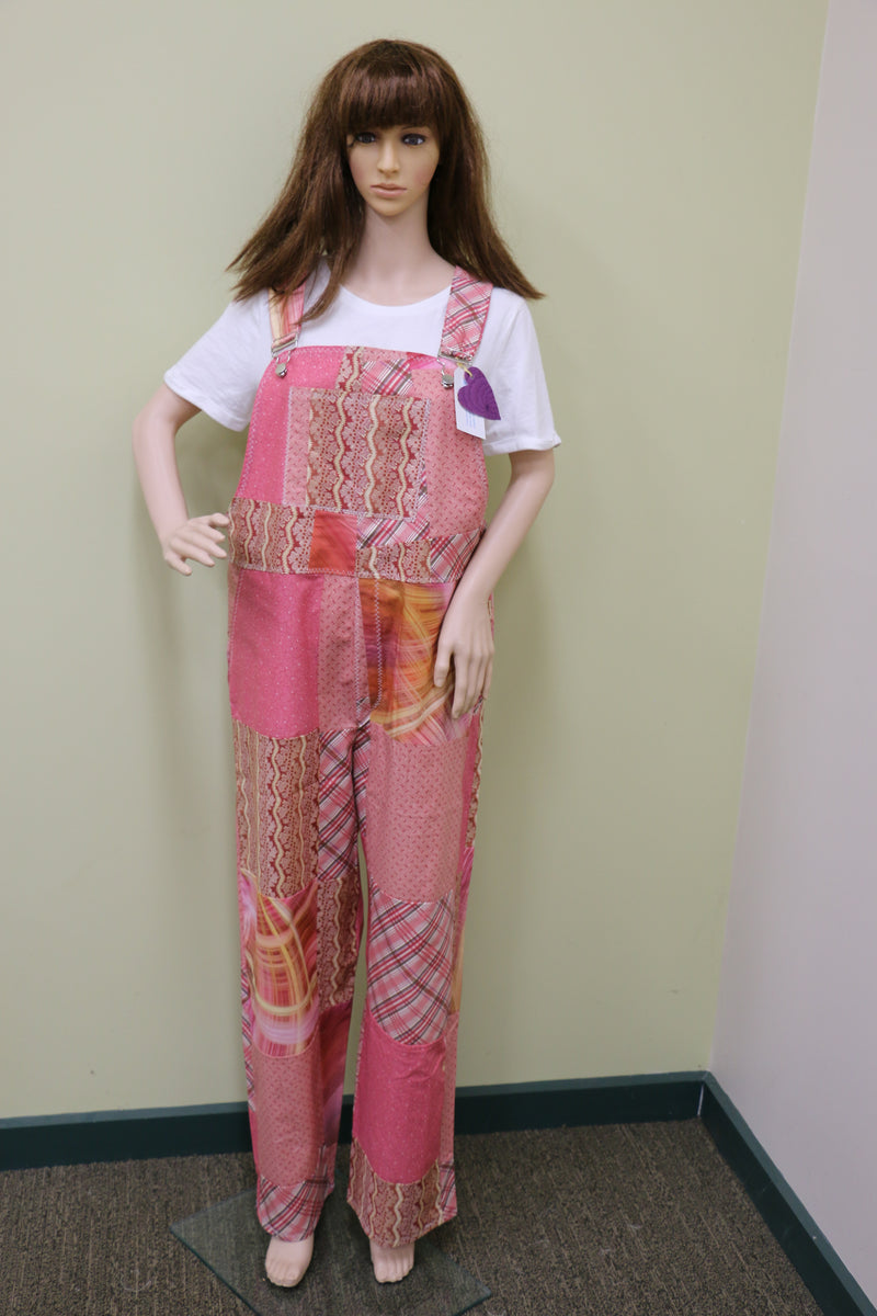 #1731 Pretty In Pink Overalls