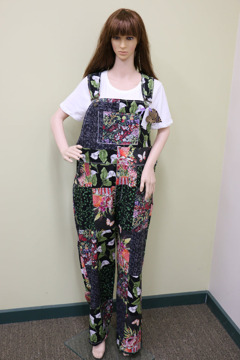 #1739 Native Bouquet Overalls