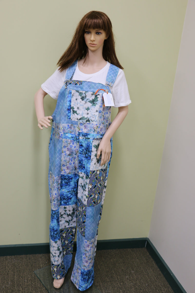 #1715 Kingfisher Blue Overalls