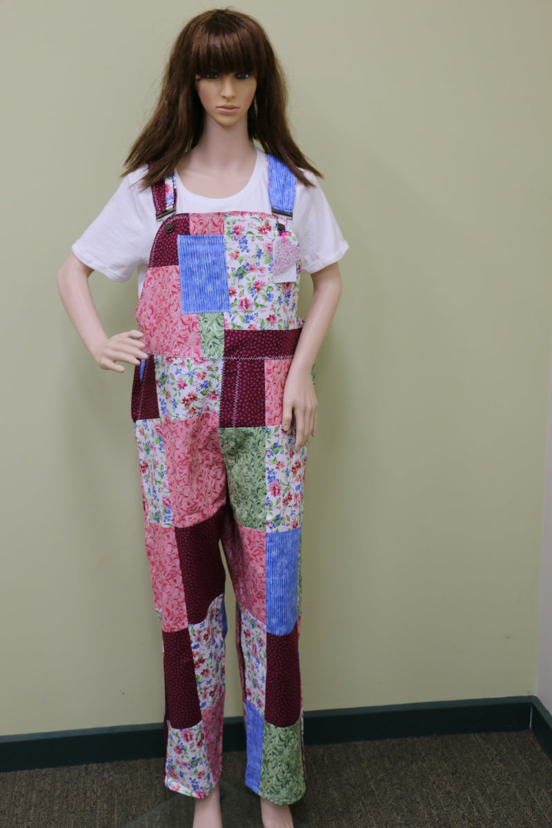 #1871 Delicate Fresh Flower Overalls