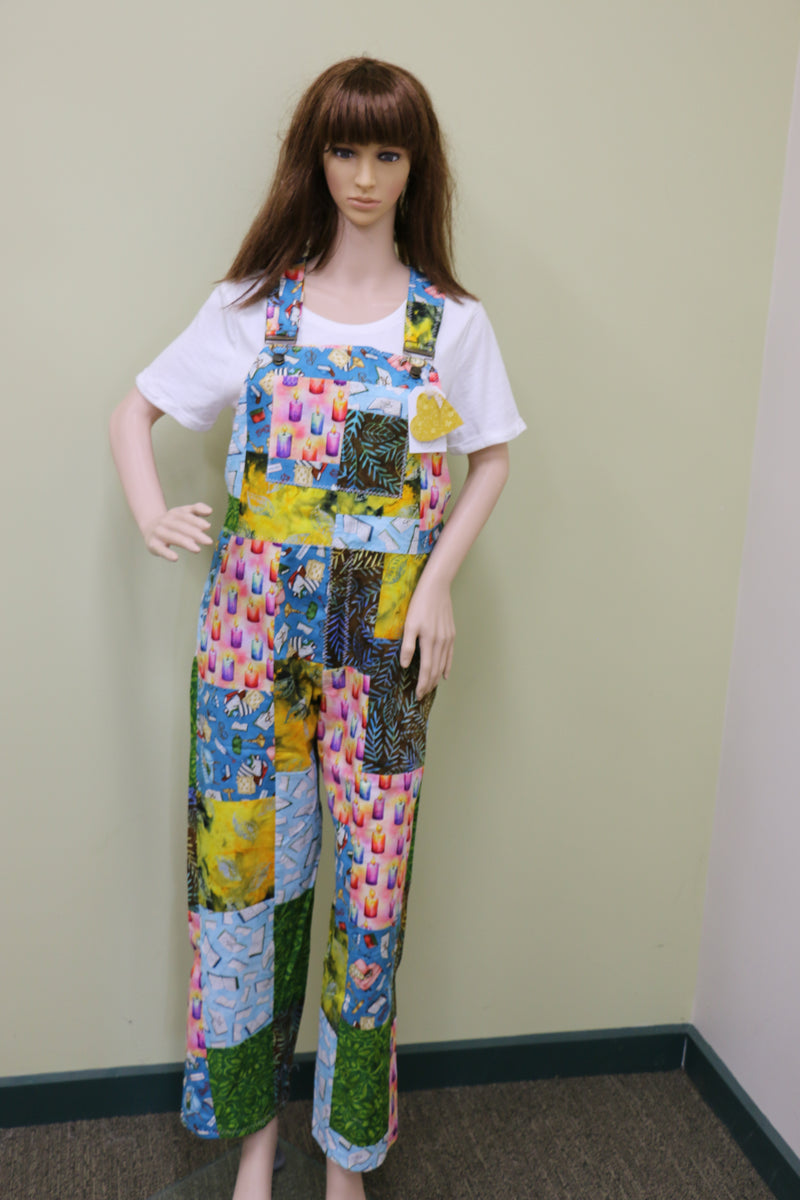 #1621 Candles, Books & Nature Overalls