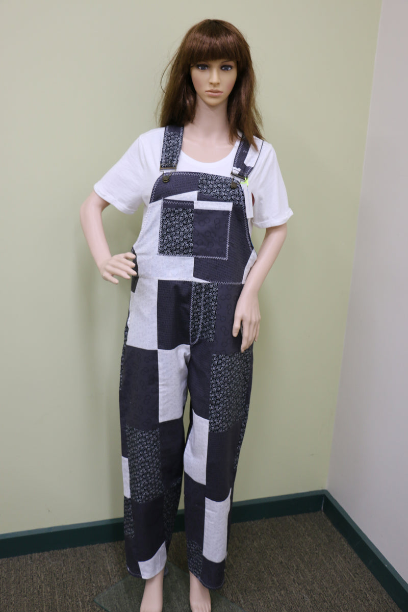 #2007 Black, White N grey Overalls