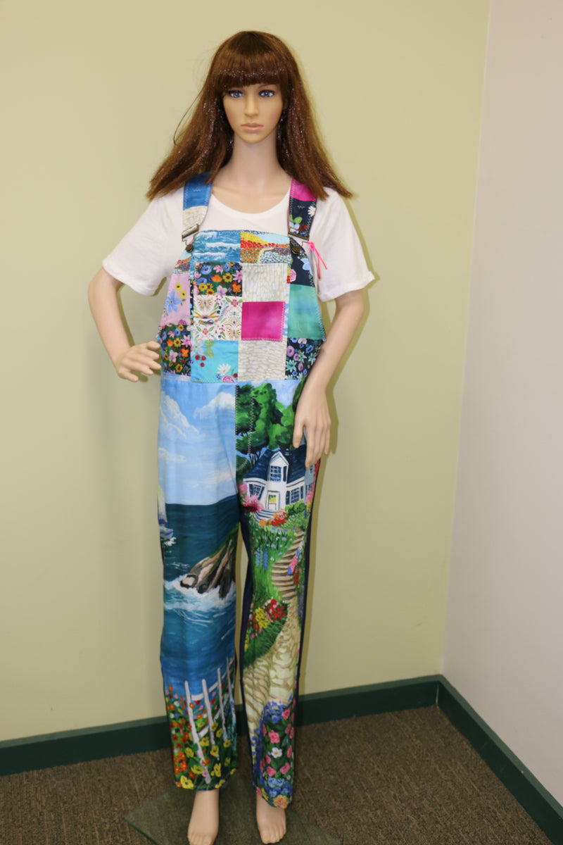 #1998 Hand Painted Overalls