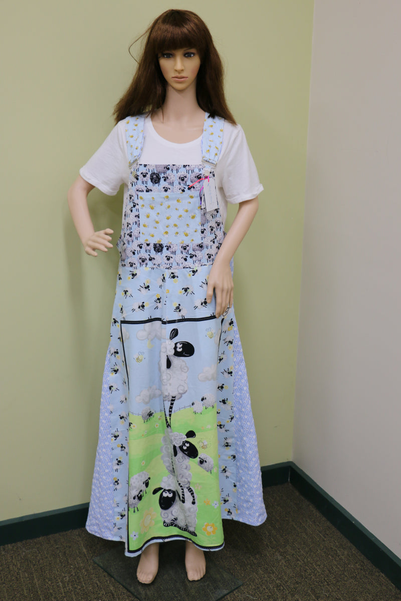 #2001 Sheep Lovers Pinafore Dress