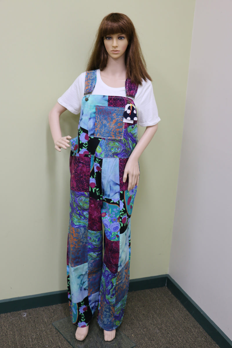 #1984 Flowers in a vase Overalls