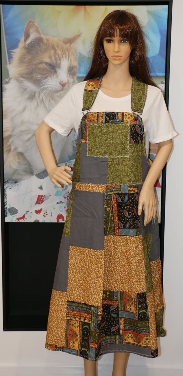 Autumn Grey Pinafore
