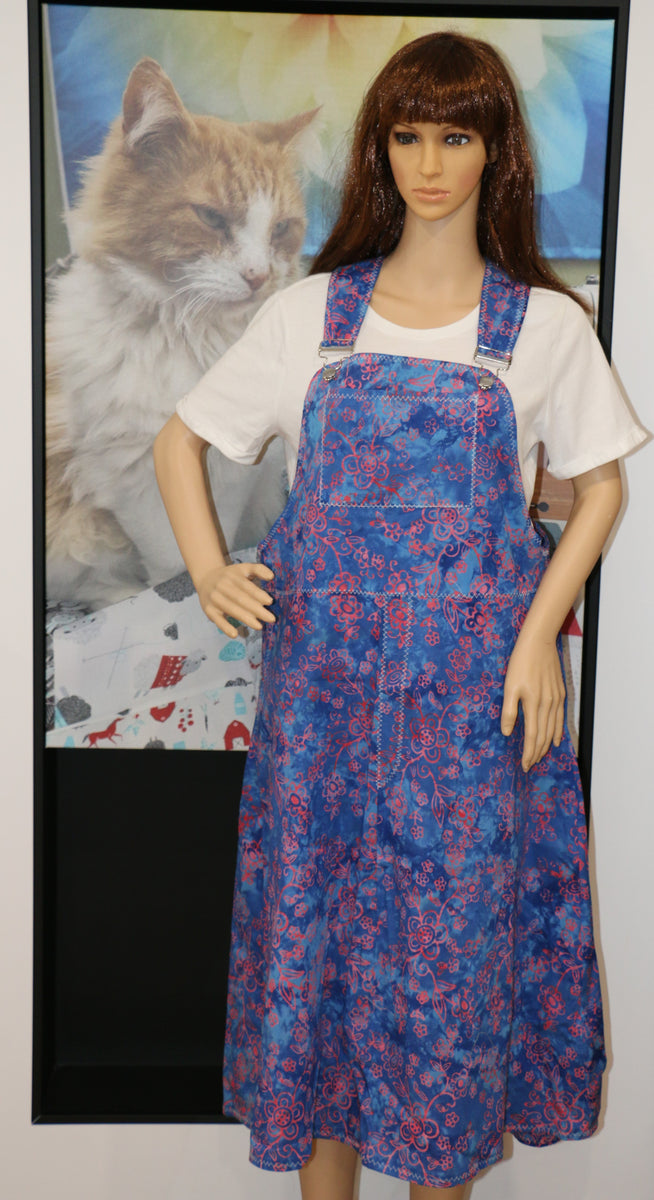 #355 Sky and Flowers Pinafore