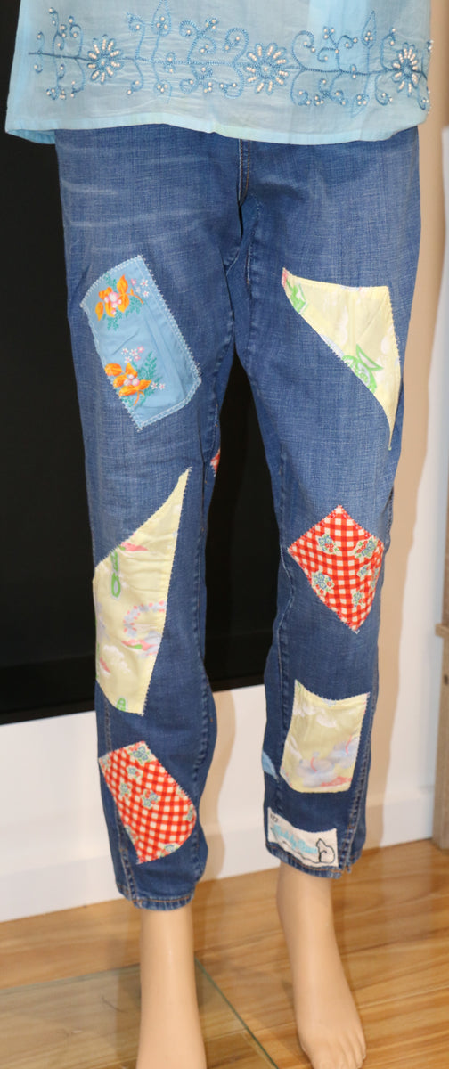 Country Patch Jeans
