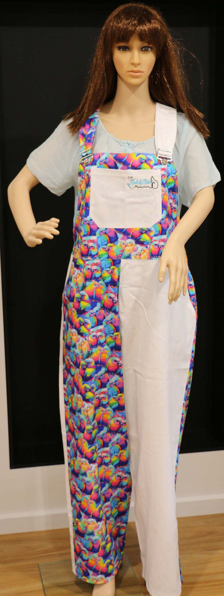 #129 Love Birds Overalls