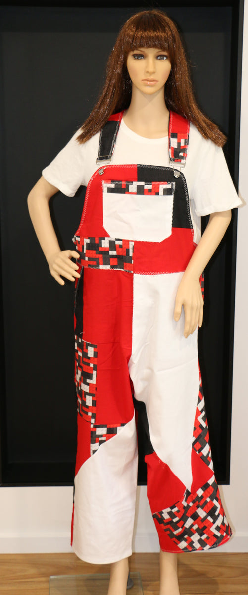 #216 Red Lego Overalls